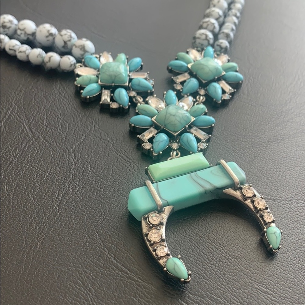 Turquoise statement necklace